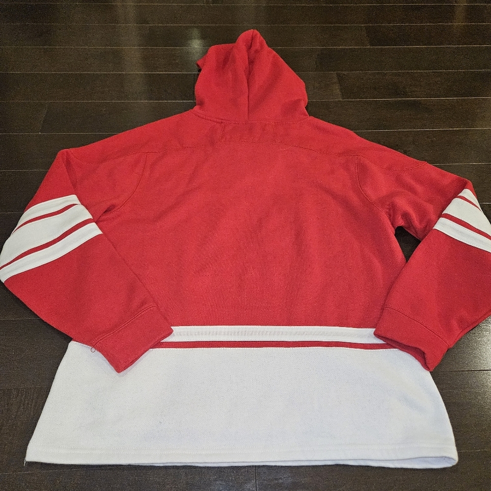 Colosseum Scarlet Nebraska Huskers Mens M Lace Up 3.0 Pullover Hoodie - Picture 7 of 8